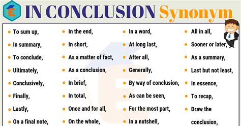 synonym duden|another word for to conclude.